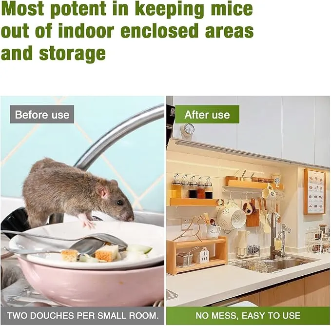 15 Bags Mice Rodent Repellent Pouches, Natural Pest Control Pleasant Scent, Ant Roach Control, Child & Pet Safe, Indoor & OutdooUse, Natural Peppermint Oil Bags for Mouse Deterrents