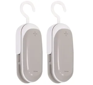 2 PACK Mini Bag Sealer Portable Heat Vacuum Sealers