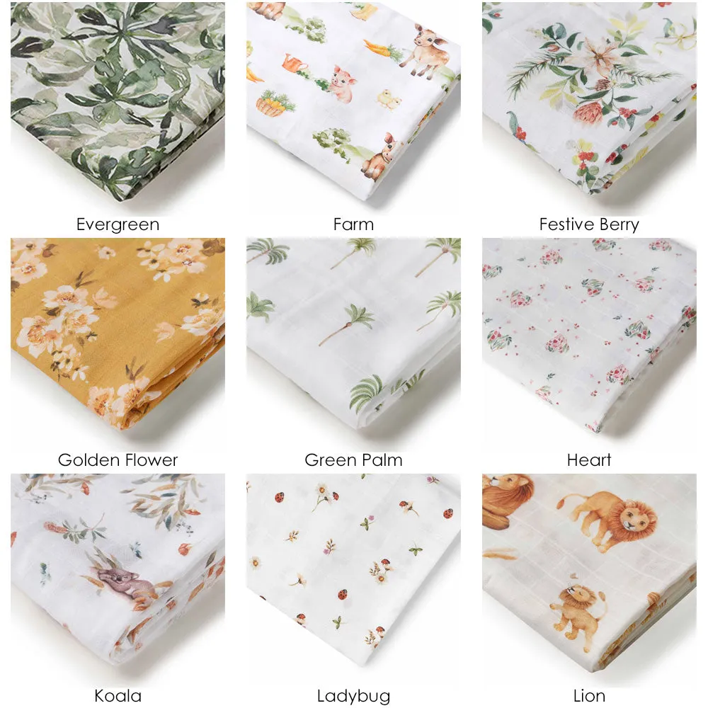 2 Pack Organic Muslin Wrap
