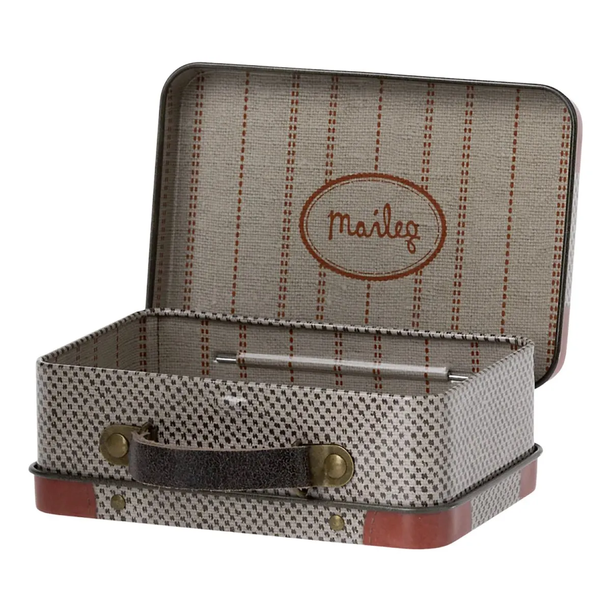 2022 Maileg Grey Metal Travel Suitcase