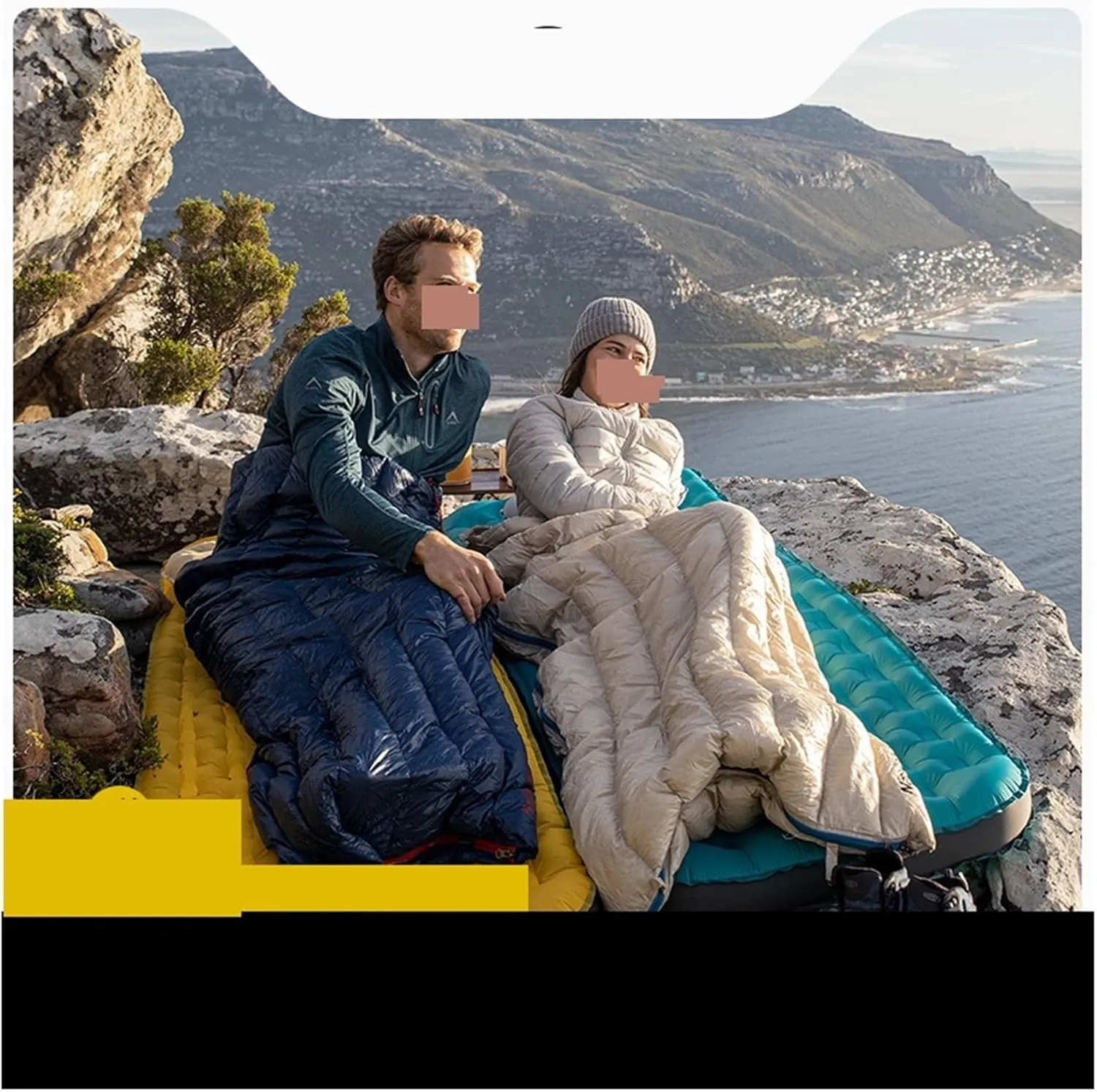 2024 New Ultra Light Duck Down Sleeping Bag for Camping - Warm & Spliceable CW280 & CWM400