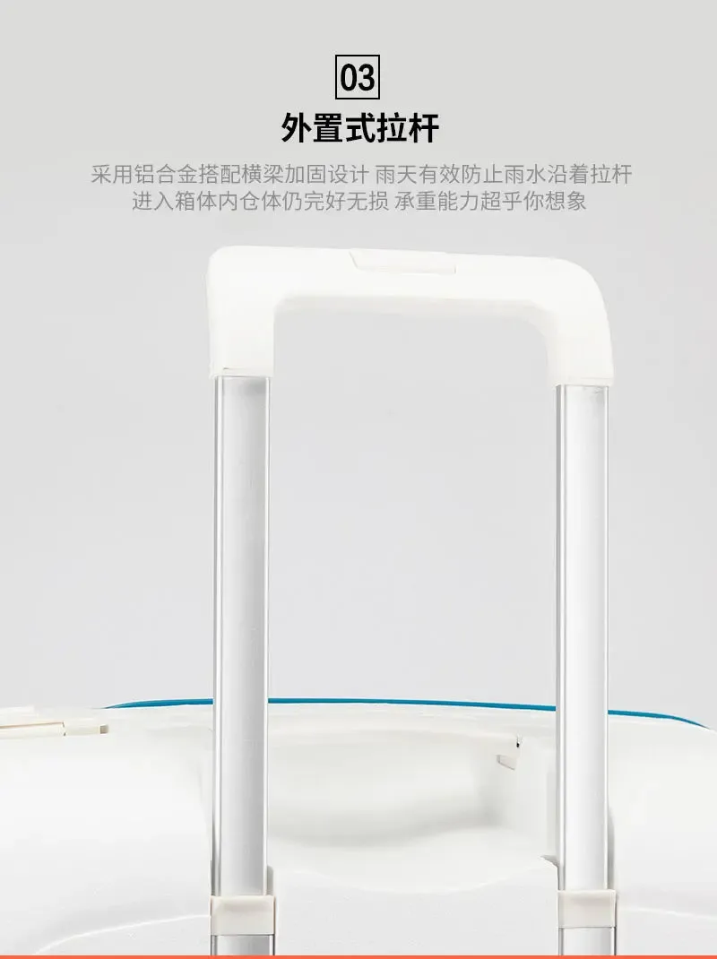 20"24"28" Inch Trolley Case 100% PP Anti-scraping Rolling Luggage Spinner UltraLight Travel Suitcase Hardside Luggage