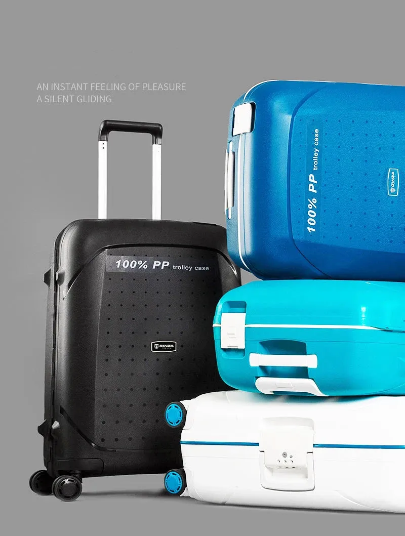 20"24"28" Inch Trolley Case 100% PP Anti-scraping Rolling Luggage Spinner UltraLight Travel Suitcase Hardside Luggage