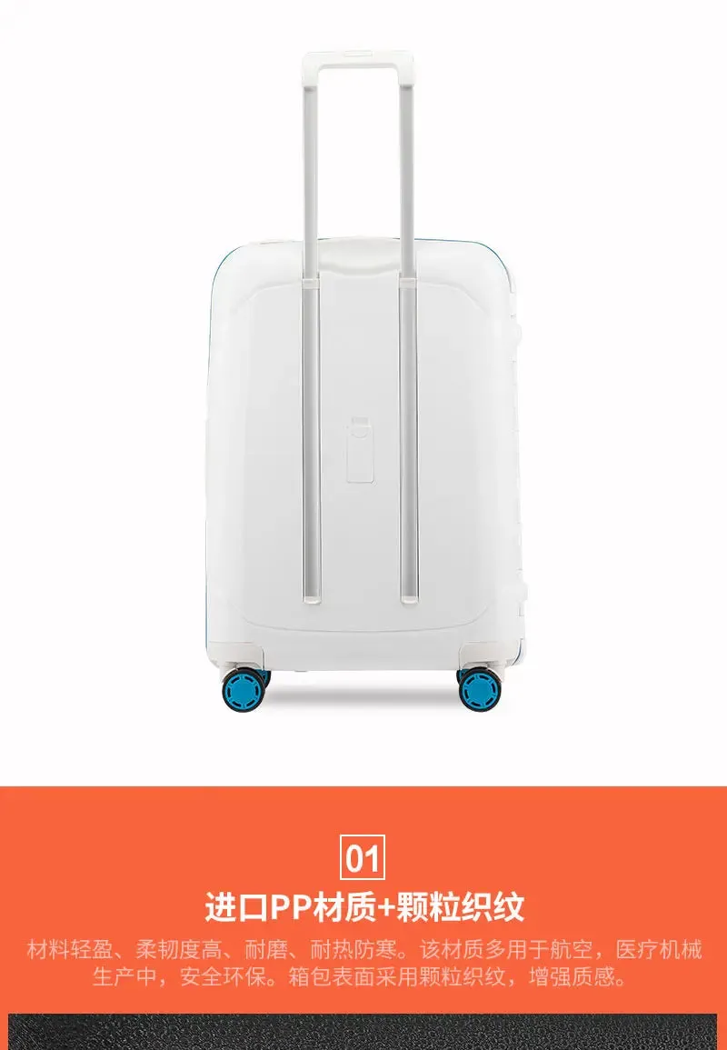 20"24"28" Inch Trolley Case 100% PP Anti-scraping Rolling Luggage Spinner UltraLight Travel Suitcase Hardside Luggage