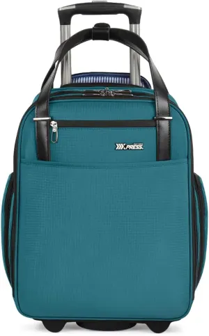 2in1 Travel Rolling Backpack Handbag Rolling Carry on Luggage with Wheels for Adult