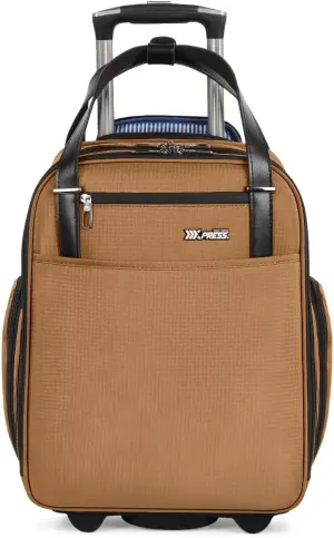 2in1 Travel Rolling Backpack Handbag Rolling Carry on Luggage with Wheels for Adult