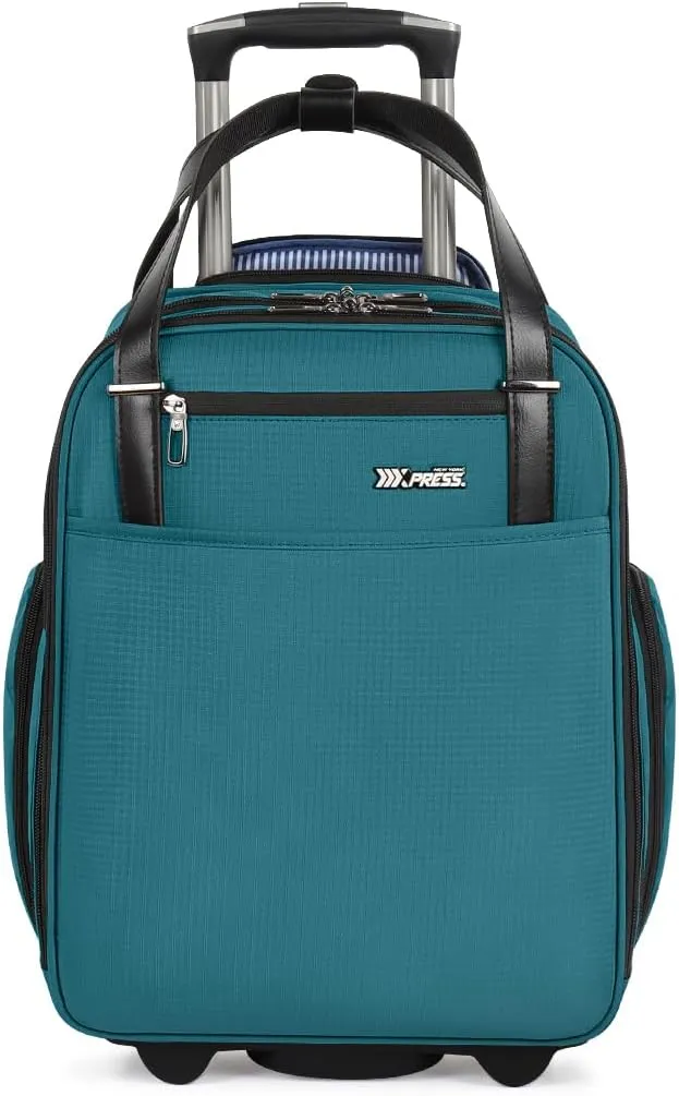 2in1 Travel Rolling Backpack Handbag Rolling Carry on Luggage with Wheels for Adult