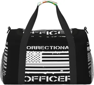 American Flag Travel Duffel Bag Large Foldable Waterproof Overnight Bag For Beach Swim Bags Pool Sports Gym