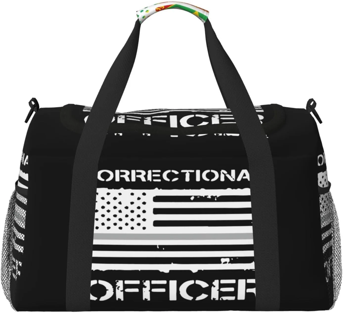 American Flag Travel Duffel Bag Large Foldable Waterproof Overnight Bag For Beach Swim Bags Pool Sports Gym