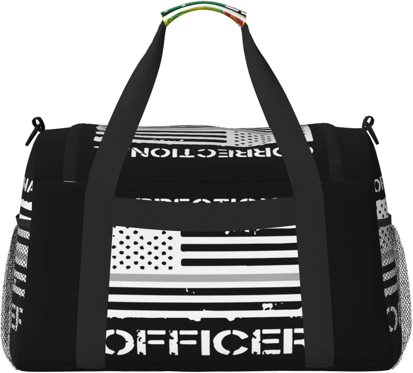 American Flag Travel Duffel Bag Large Foldable Waterproof Overnight Bag For Beach Swim Bags Pool Sports Gym