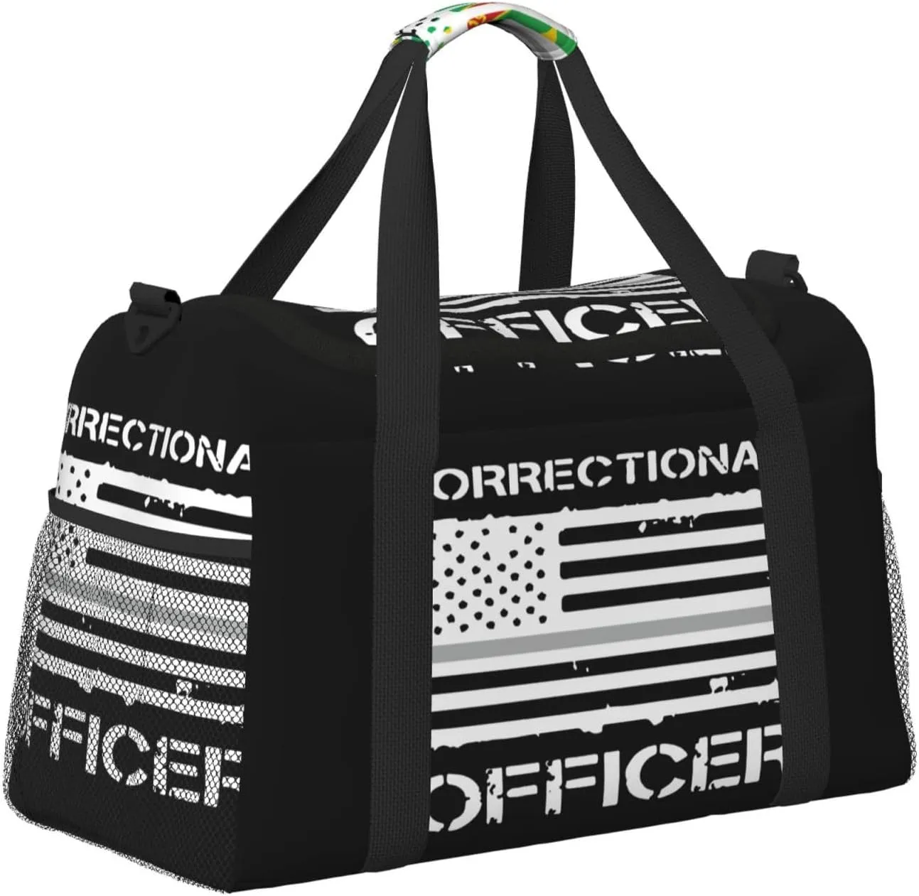 American Flag Travel Duffel Bag Large Foldable Waterproof Overnight Bag For Beach Swim Bags Pool Sports Gym