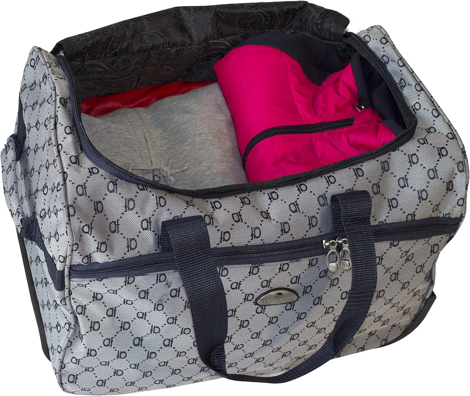 American Flyer Luggage Signature 4 Piece Set, Navy, One Size