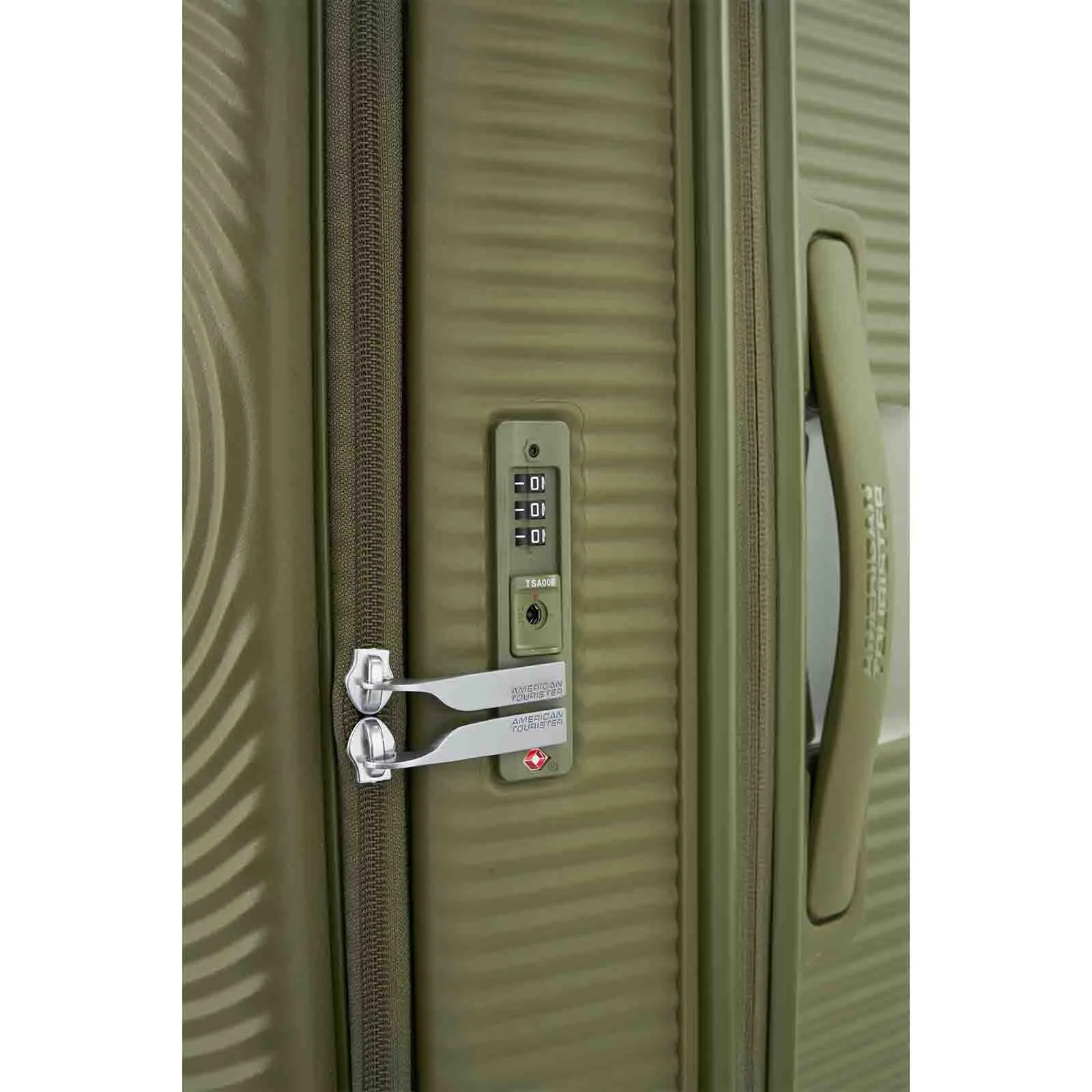 American Tourister Curio Book Opening 68cm Suitcase Khaki