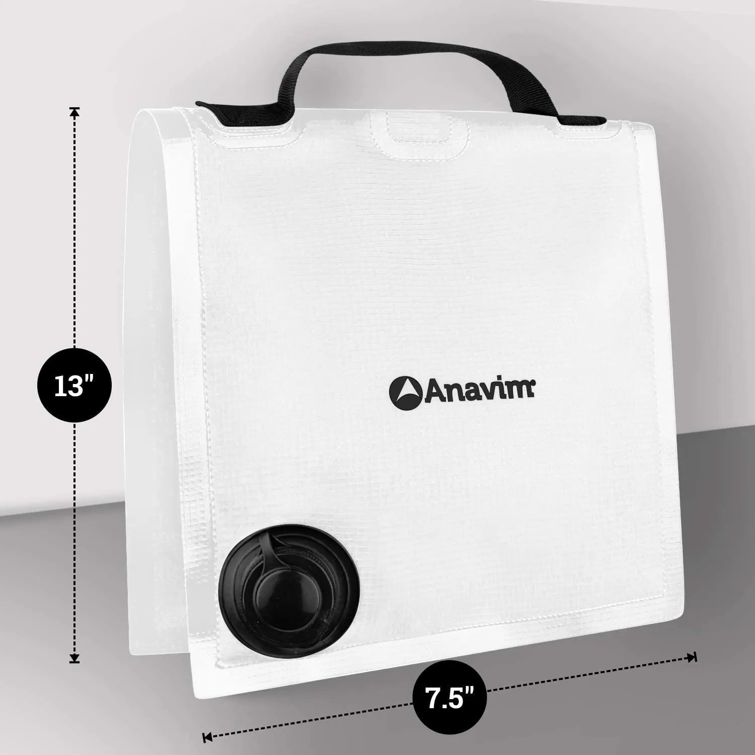 Anavim Heavy Duty Water Weight Bag Saddle Design 4 Pack Photo Video Studio Stand, Backyard, Outdoor Patio, Sports (White) Patent Pending