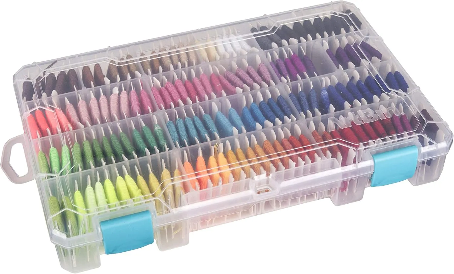 ArtBin 4006AB Medium Solutions Box with Dividers, Art & Craft Organizer, [1] Plastic Storage Case, Clear