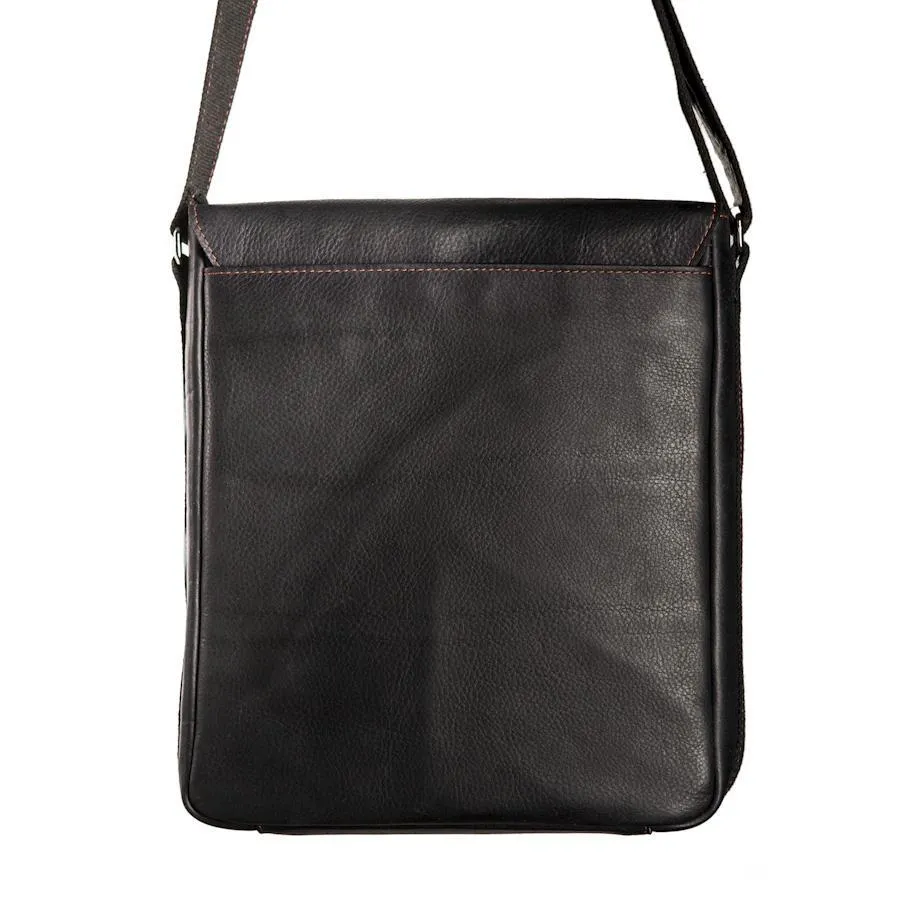 AUSTIN Messenger Bag – Black/Red