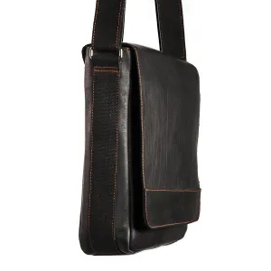 AUSTIN Messenger Bag – Black/Red