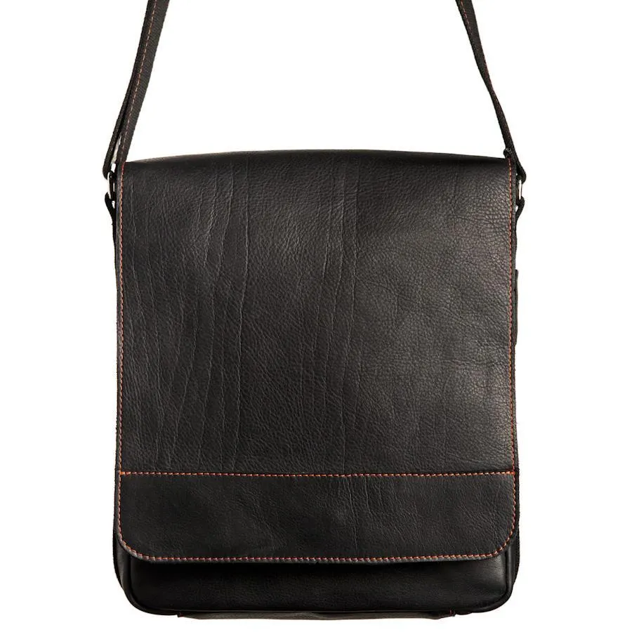 AUSTIN Messenger Bag – Black/Red