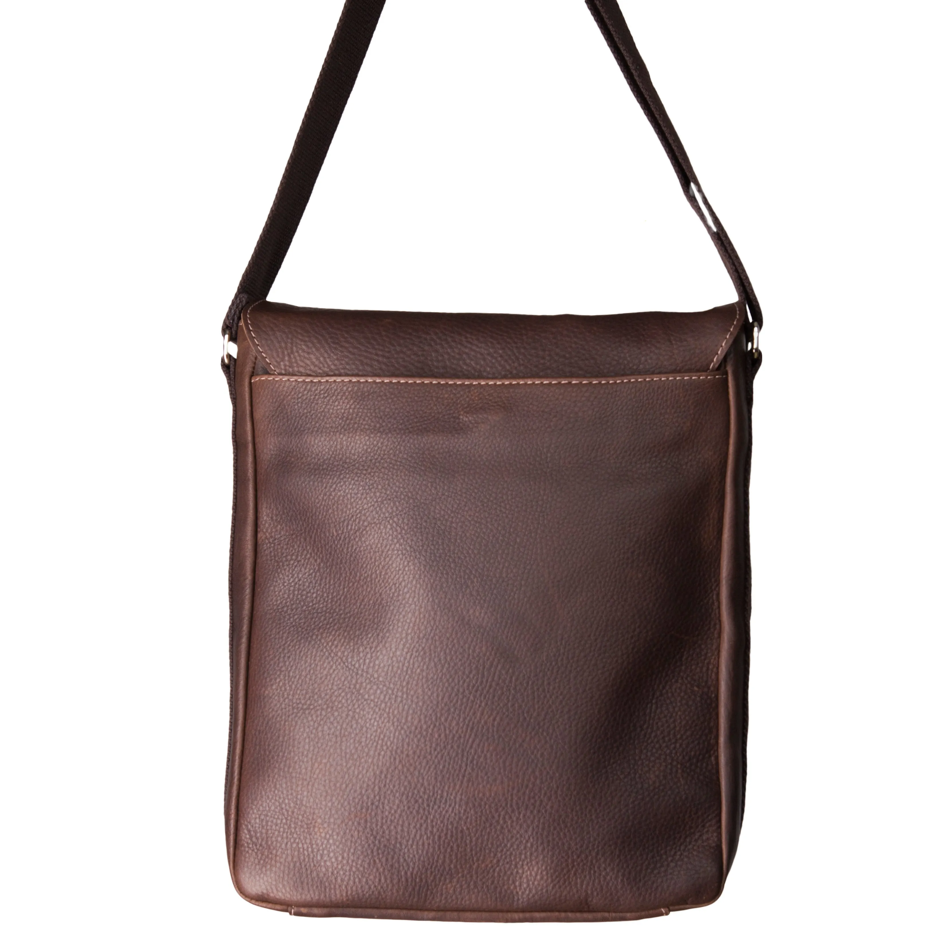 AUSTIN Messenger Bag – Chocolate Brown/Tan