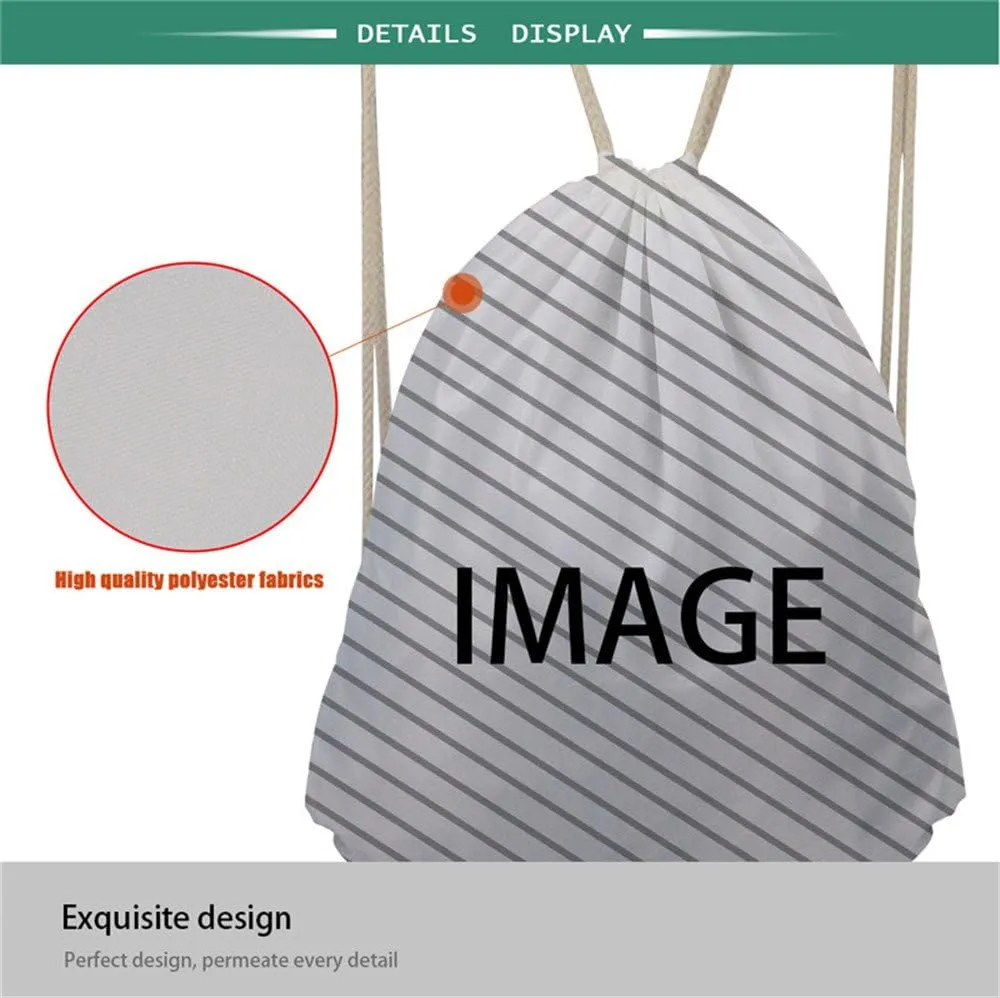 Beauty Collector Panda Drawstring Bag for Kids Cinch Bags Zoo Travel Backpack for Toddler