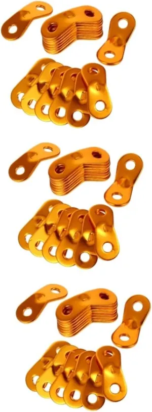 BESPORTBLE 3sets High Strength Tent Rope Fasteners Wind Buckles Easy Tensioning for Camping Hiking 40pcs*3