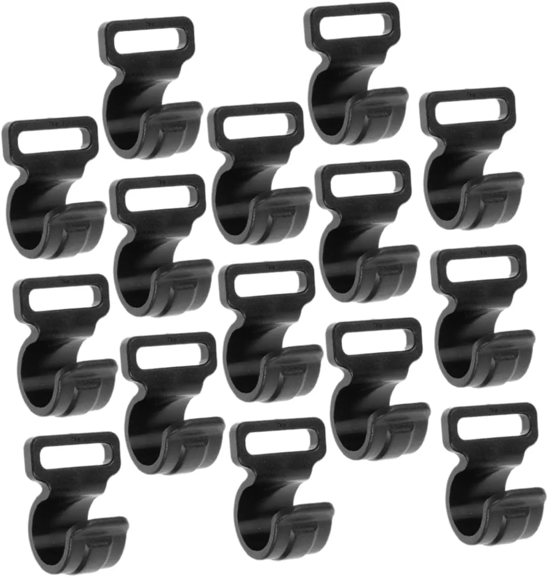 BESPORTBLE Black Camping Tent Pole Hooks Camping Clip Pp Storage Hook Outdoor Camping Tent Clips