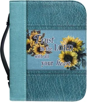 Bible Cover for Women and Men Study Bible Protective Bag Scripture Tote Book Protector with Big Capacity