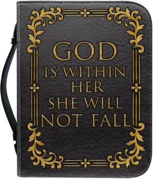 Bible Cover for Women and Men Study Bible Protective Bag Scripture Tote Book Protector with Big Capacity