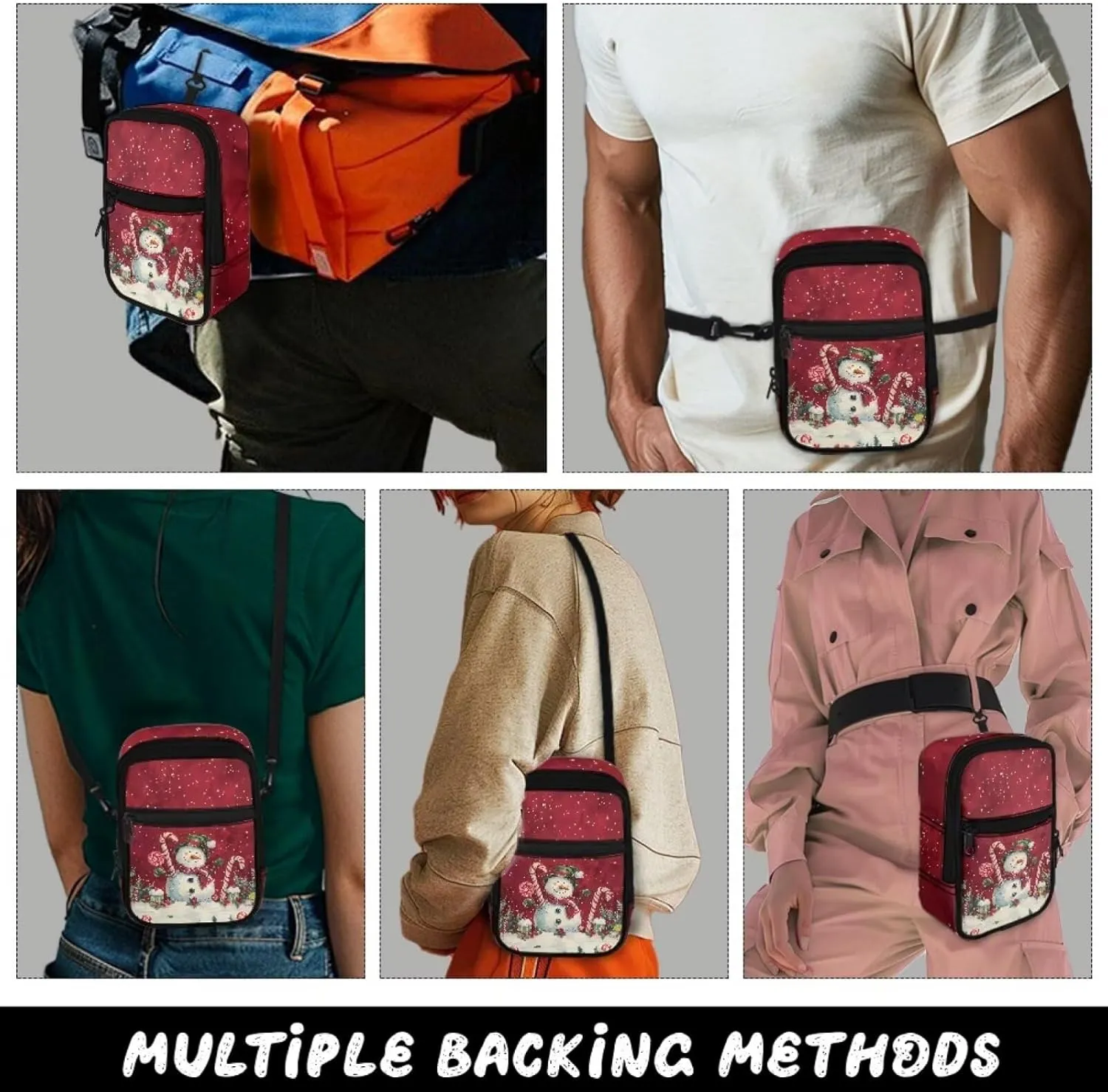 BIGCARJOB Crossbody Bags Mini Purse for Womens Girls Trendy Backpack Fanny Pack Messenger Totebags