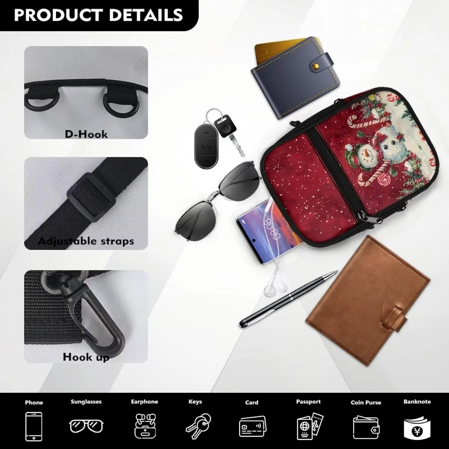 BIGCARJOB Crossbody Bags Mini Purse for Womens Girls Trendy Backpack Fanny Pack Messenger Totebags