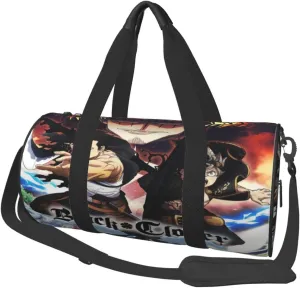 Bl-ack Clover Travel Bag for Men Women Duffel Roundlarge Capacity Sport Gym Bag