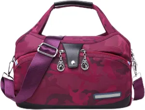 Blaciokamith Tote Bag, Soft Side Lightweight Underseat Tote Bag, Waterproof Oxford Cloth Shoulder, for Daily Traveling