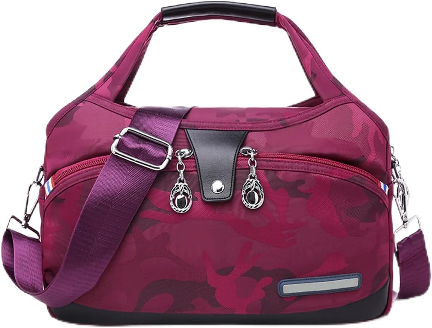 Blaciokamith Tote Bag, Soft Side Lightweight Underseat Tote Bag, Waterproof Oxford Cloth Shoulder, for Daily Traveling
