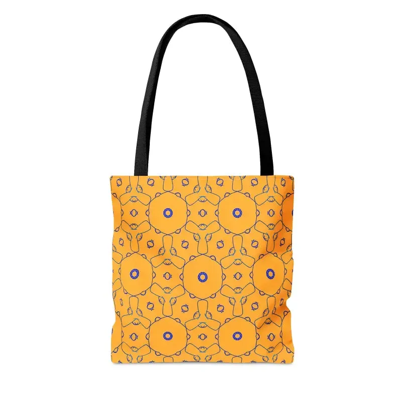 Blue Abstract Pattern Tote Bag for Trendy Fashion