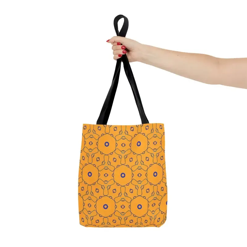 Blue Abstract Pattern Tote Bag for Trendy Fashion