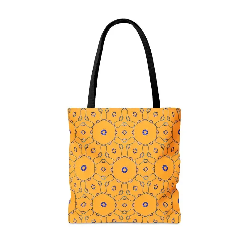 Blue Abstract Pattern Tote Bag for Trendy Fashion