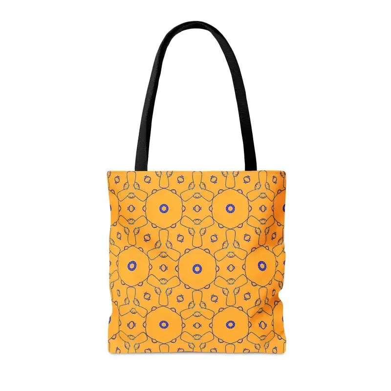 Blue Abstract Pattern Tote Bag for Trendy Fashion