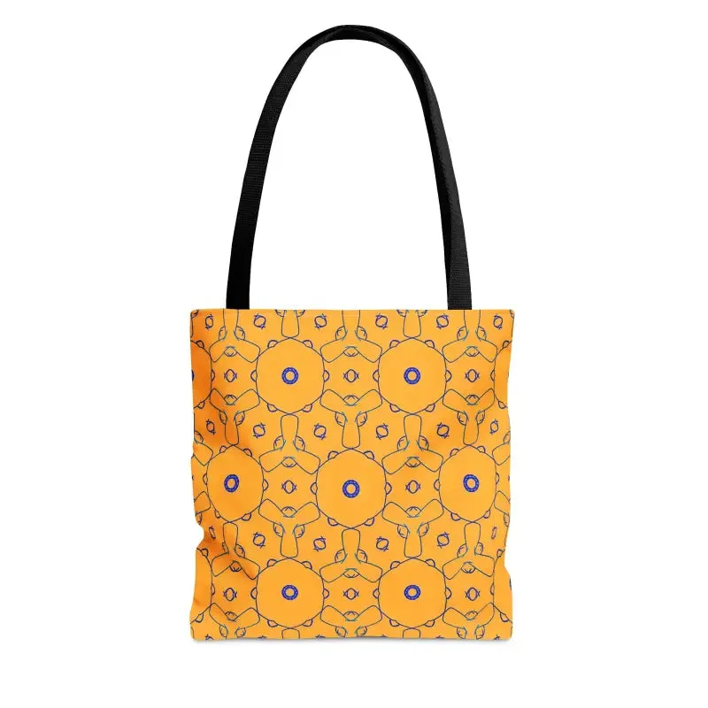 Blue Abstract Pattern Tote Bag for Trendy Fashion