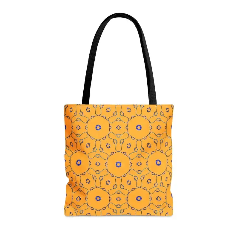 Blue Abstract Pattern Tote Bag for Trendy Fashion