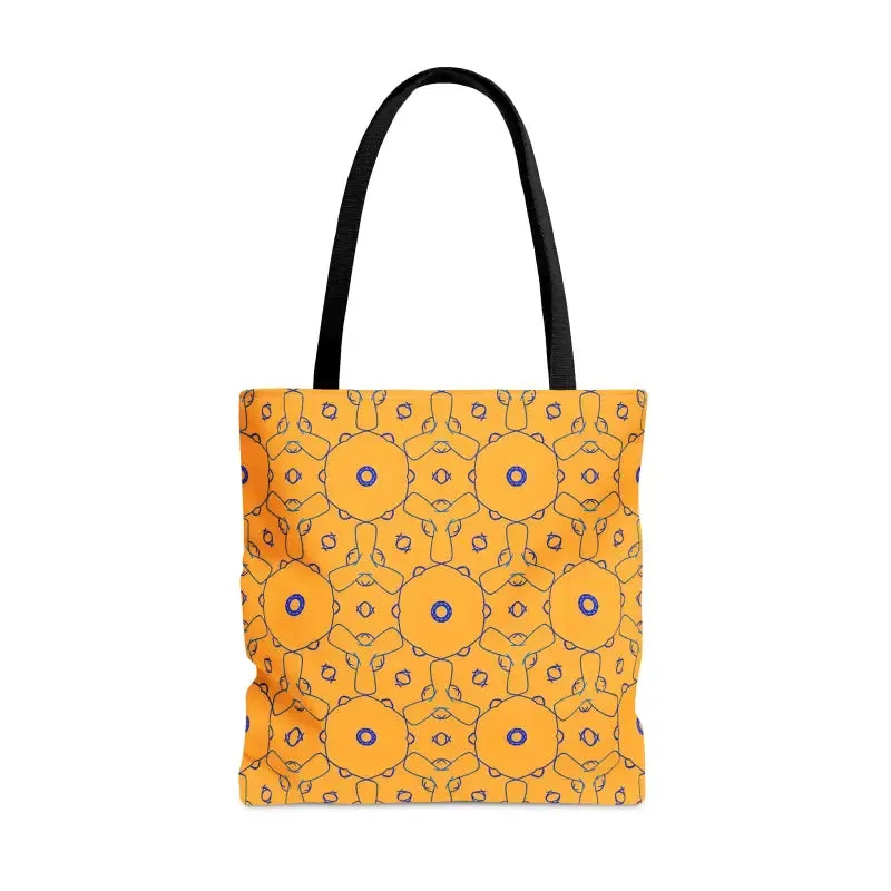 Blue Abstract Pattern Tote Bag for Trendy Fashion