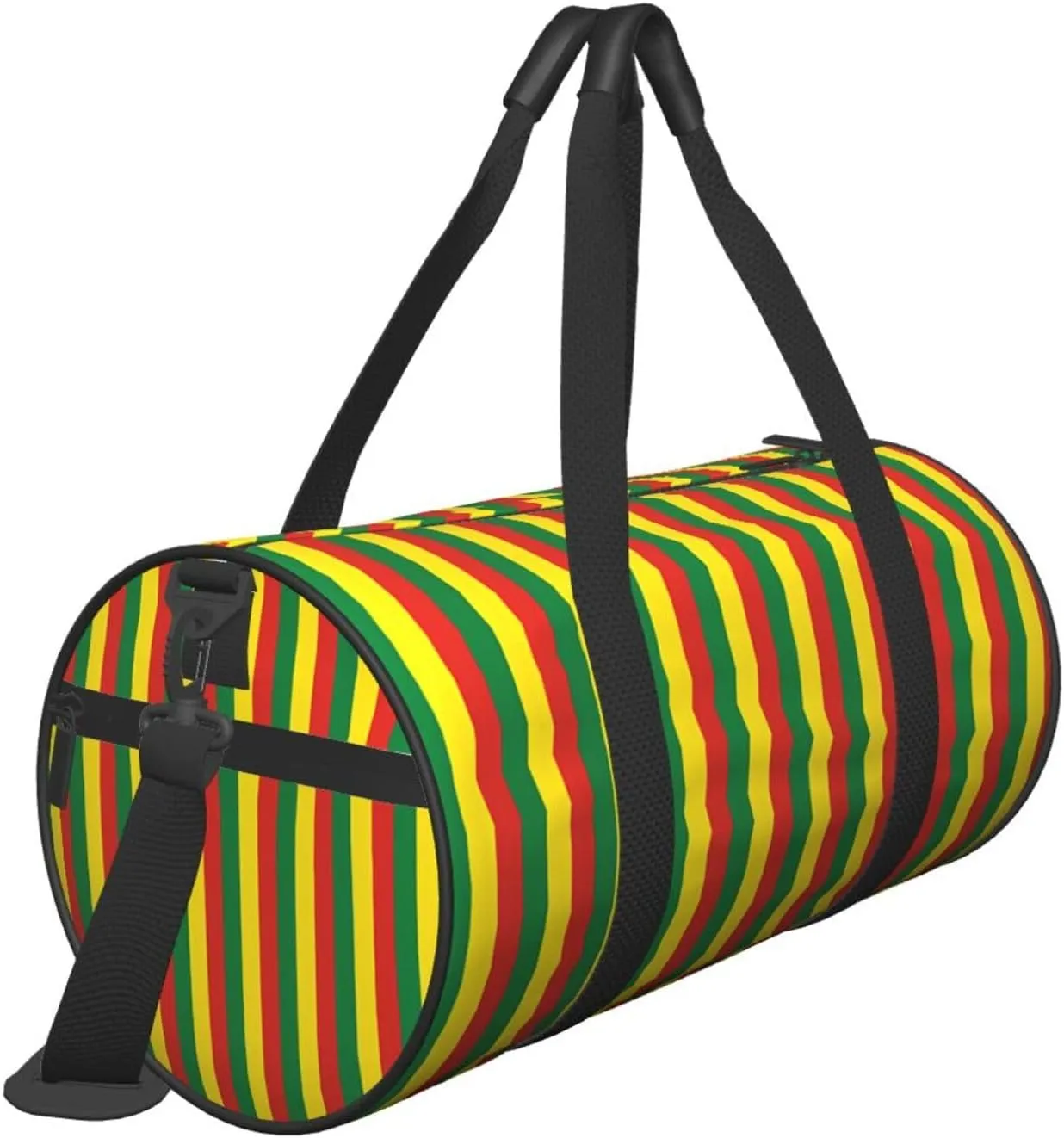 Bolivia Flag Bandera stripe Round Travel Duffel Bag Large Capacity Gym Sports Bags for Hiking Vacation Trips