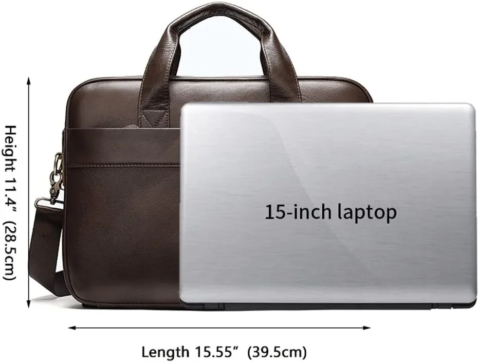 Business Men's Briefcase Totes Leather Men Laptop Handbags Messenger Bags for Male Handbag Office Bags