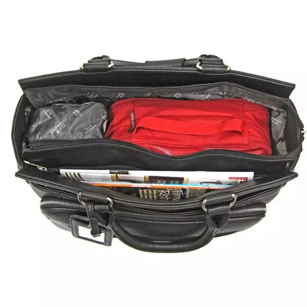 Cabrelli Black Strap Betty Roller Briefcase