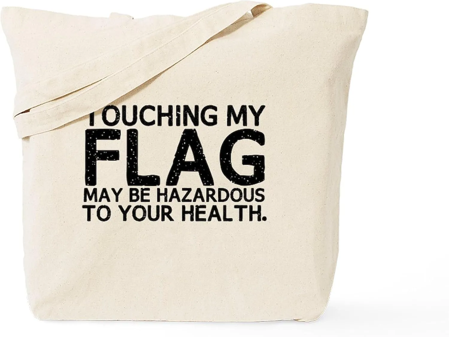 CafePress Colorguard Hazard Tote Bag Natural Canvas Tote Bag, Reusable Shopping Bag