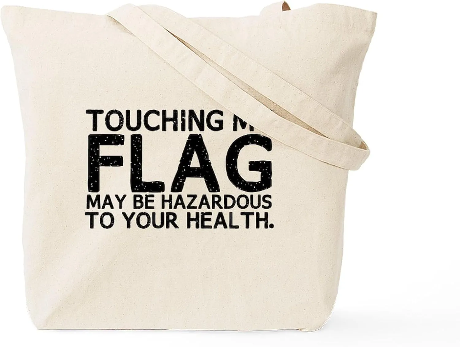 CafePress Colorguard Hazard Tote Bag Natural Canvas Tote Bag, Reusable Shopping Bag