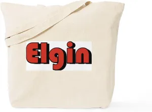 CafePress Elgin, Illinois Tote Bag Natural Canvas Tote Bag, Reusable Shopping Bag