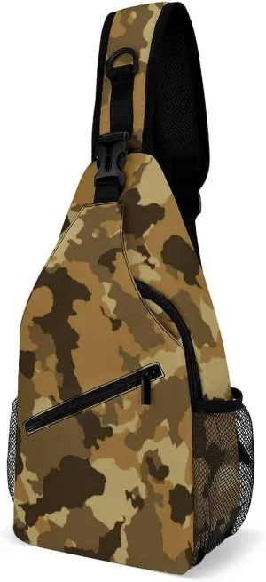 Camouflage Grey Versatile And Convenient Multipurpose Crossbody Bag - Perfect for Travel And Hiking