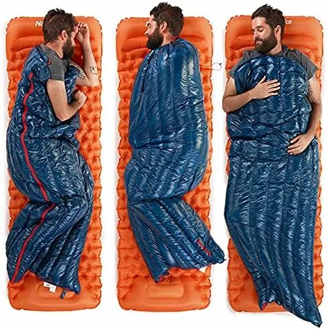 Camping Ultralight Sleeping Bag Down Waterproof Lazy Bag Portable Storage Compression Slumber Bag Travel Sundries Bag