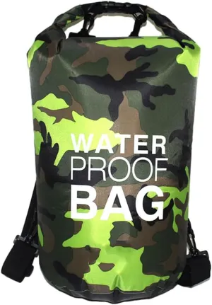 CANDeal Camouflage Waterproof Dry Bag,Lightweight Roll Top Dry Storage Backpack for Kayaking, Beach, Rafting, Boating, Hiking, Snowboarding, Swimming, Camping and Fishing