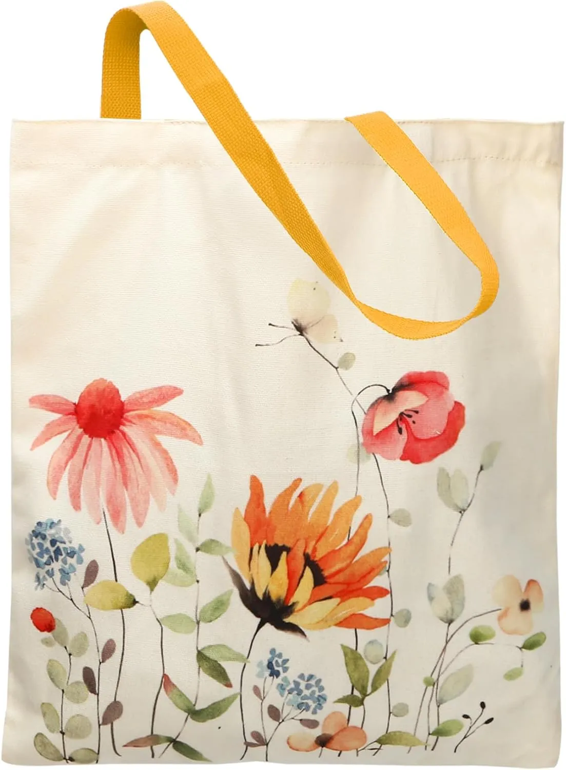 Canvas Aesthetic Tote for Women - Reusable Shoulder Bag for Beach, Vacation, Shopping, Work